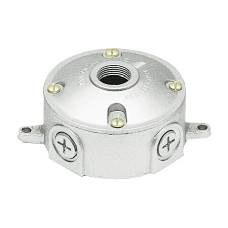 Rab WEATHERPROOF ROUND BOX 1/2" ONE 3/4" HOLE COVER VXJ2